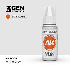 AK-Interactive: (3rd Gen) Acrylic - White Grey (17ml)