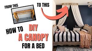 When i was little i always wanted a canopy bed. Diy Canopy For A Bed Fit For A Princess Youtube