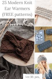 It is crocheted with acrylic yarn in. 25 Modern Knit Ear Warmers That Are Totally Trending Love Life Yarn