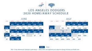 The 2020 world series could wrap up tuesday night. Los Angeles Dodgers 2020 Regular Season Schedule Dodger Blue