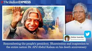 Twitter death anniversary of apj abdul kalam 2021: Netizens Pay Tribute To Former President Apj Abdul Kalam On 5th Death Anniversary Trending News The Indian Express
