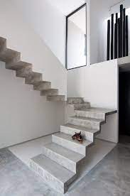U Shaped Concrete Staircase Casa Garcias By Warm Architects Up Interiors Concrete Staircase Staircase Design Modern Staircase