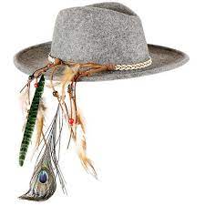 Kendra Indian Feather Fedora Hat 139 Liked On Polyvore Featuring Accessories Hats Boho Chic Hats Beanie Cap Hats For Women Womens Fedora Boho Chic Hats