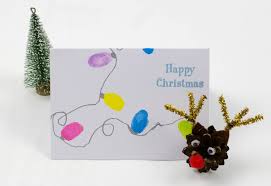 Even the littlest helpers will be able to create these stunning cards with just a little help from you! Fingerprint Christmas Cards Mum In The Madhouse