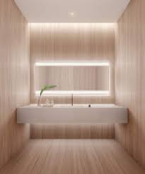West Hollywood Edition Hotel Residences Zaniboni Lighting Modern Bathrooms Interior Modern Bathroom Design Restroom Design