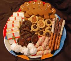Assorted christmas cookies with decorative baubles in wooden box. Holiday Christmas Cookie Exchange Join Bayou City Outdoors Houston S Social Club For Local Events The Outdoors And Adventure