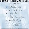 In cursive fonts the symbols of words or shapes are written in a conjoined and/or flowing manner, and has an elegant, flowing appearance. 1