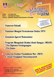 Siri vii senarai keseluruhan program pengajian berserta syarat kelayakan mengikut program yang ditawarkan oleh ums dan. Uitm Cawangan Sabah ×'×˜×•×•×™×˜×¨ Lepasan Spm Stpm Setaraf Dijemput Untuk Hadir Beramai Ramai Jumpa Anda Hujung Minggu Ini Ptarsabah Transuitm Https T Co Lxexd0mosj
