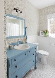 The white bathroom tile ideas like this is the common style you can apply. Blue And White Bathroom Design The Lilypad Cottage