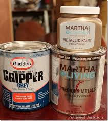 How To Antique Metallic Furniture Paint Using Caromal