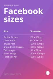 Here's a brief rundown of some critical social media photo sizes. However You Use The World S Largest Social Media Network You Ll Need To Create Compelling V Learning Graphic Design Graphic Design Lessons Graphic Design Tips
