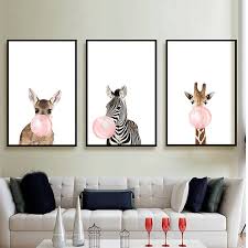 Giraffe Zebra Kangaroo Sloth Paint By Number Kit Animal Painting Nursery Decor Nursery Animal Art Animal Print Baby Animal Art Wall Art Decoracao De Parede Criativa Quadros Decorativos Para Sala Decoracao Com