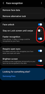 How to remove swipe to unlock? Faceunlock And Fingerprint Unlock Samsung Members