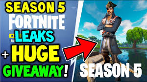 Fortnite cosmetic leaks can come out in multiple different ways. Fortnite Season 5 Battle Pass Giveaway All Leaked Info For Max Battle Pass Tier 100 Skins Youtube