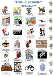 Crime Punishment English Vocabulary Vocabulary Learn English Words