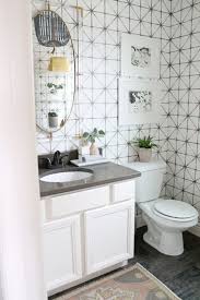 40 Stunning Powder Room Ideas To Decorate Your Dream Bathroom Tags Powder Room Ideas Modern Bathroom Wallpaper Bathroom Wallpaper Modern Modern Powder Rooms