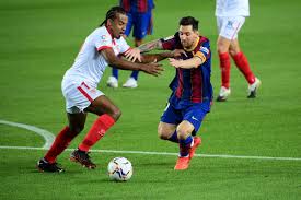 We hope to have live streaming links of all football matches soon. Barcelona Vs Sevilla La Liga Final Score 1 1 Barca Disappoint Drop Points At Home Barca Blaugranes