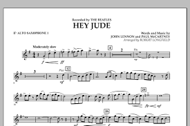 The beatles.if you want the whole music sheet, put your email in the comments and i will send you the score asap! Robert Longfield Hey Jude Eb Alto Saxophone 1 Sheet Music Download Printable Pop Pdf Concert Band Score Sku 304212