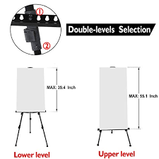 The inch is usually the universal unit of measurement in the united states, and is widely used in the united kingdom, and canada, despite the introduction of metric to the latter two in the 1960s and 1970s, respectively. T Sign 72 Inches Tall Display Easel Stand Aluminum Metal Tripod Art Easel Adjustable Height From 22 72 Inches Extra Sturdy For Table Top Floor Painting Drawing And Display With Bag 2 Pack Black Pricepulse