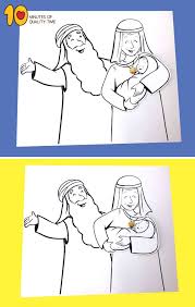 Free, printable coloring page about god's promise to abraham. Abraham And Sarah Sunday School Craft Craft School Ideas