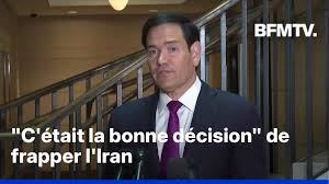 Guerre en Iran: le point presse de Marco Rubio, secrétaire d'État américain