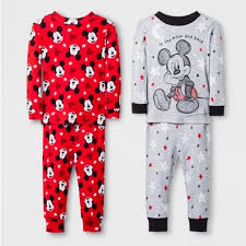 Disney Pajamas Mickey Mouse 4pc Pajama Set Poshmark