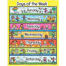 Days Of The Week Miss Hicks