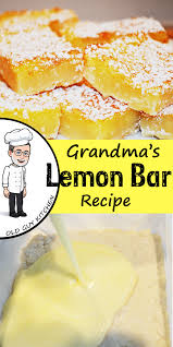 Grandma Allen S Lemon Squares Recipe Lemon Squares Recipe Lemon Bars Recipe Lemon Squares