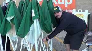 Open it up to create a shady retreat or close it to insert a rod into each row of pockets. How To Set Up An Ez Up Pop Up Tent Youtube