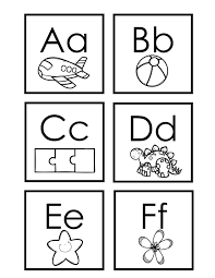 Mini Cartes De L Alphabet Noir Et Blanc A Imprimer Gratuitement Cards Alphabet Kids