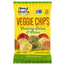 There are a ton of wholesome veggie chip recipes that you can whip up at home — creative food bloggers are making chips out of everything from zucchini to mushrooms and even spinach. Save On Good Health Veggie Chips Creamy Onion Chive Gluten Free Order Online Delivery Giant