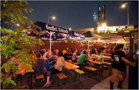The Loreley Beer Garden In Williamsburg Brooklyn Beer Garden Nyc Coffee Shop Beer