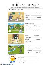 Describing People Interactive And Downloadable Worksheet You Can Do The Exerc English As A Second Language Esl Science For Kids English As A Second Language