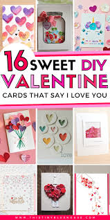 So here are some crafty card ideas. 16 Beyond Adorable Diy Valentine S Day Card Ideas This Tiny Blue House