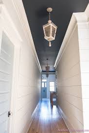 Shiplap in matte finish would be for all the walls from top of baseboards all the way up to ceilings as high at 14ft off the ground. Black Ceiling Grey Walls We Included Floating Modern Style Vanity Cabinets With White Zen Quartz Large Black Format Wall Tile And Floating Hanging Mirrors Jantonio Ferreira