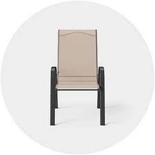 Shop allen + roth truxton stackable white metal frame stationary chaise lounge chair(s) with red sling seat in the patio chairs department at lowe's.com. Patio Chairs Target