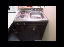 Deep's all in one channel. Wood S C015 Vintage Compact All In One Kitchen Youtube