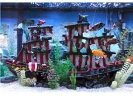 Animals Fish And Aquariums Pirate Ship Aquarium Ornament Large Fish Tank Shipwreck Aquatic Pet Dec Fish Tank Decorations Aquarium Decorations Large Fish Tanks