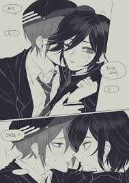But normally, he's not as nervous as you might suspect, he's only really anxious when there's a lot of people around them. Shuichi X Kokichi Akira Milye Risunki Fandom