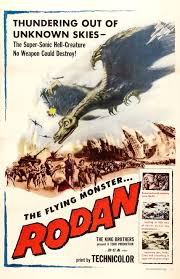 Rodan The Flying Monster 1956 Movie Monsters Movie Posters Science Fiction Movie Posters