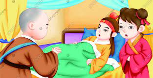 卡通可愛文化繪本紅樓夢圖3 卡通 人物 可愛插畫素材 免版稅 picture book culture cartoon