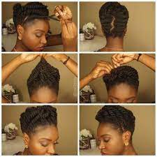 By Nae2curly Protective Styling At Its Best Nae2curly Products Used Drandreabridgesbodycanvas Th With Images Flat Twist Updo Natural Hair Updo Natural Hair Styles