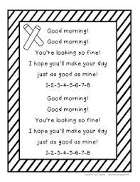 Good morning to you, good morning to you, good morning dear friends. Pin On For My Classroom