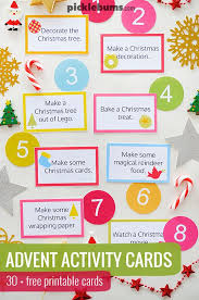 Advent Calendar Printables Picklebums Advent Calendar Activities Christmas Advent Calendar Printable Advent Calendar