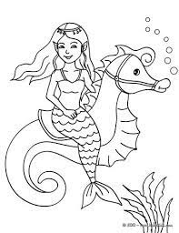 Unicorns are creatures of mythology. Mermaid Coloring Pages Mermaid On Seahorseback Mermaid Coloring Pages Mermaid Coloring Mermaid Coloring Book