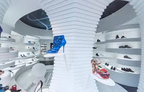 An impressive professional network that includes some of auckland's best architects, draftsmen, interior. Shoebaloo A Shoe Store With A New Dimension In Hi Macs By Mvsa Architects
