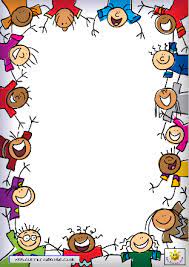 Decorated Paper Writing Paper Kids Design Beginning Of School