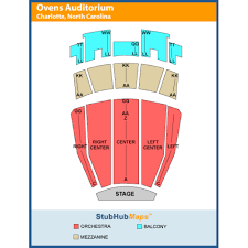 Ovens Auditorium Seating Chart With Seat Numbers
