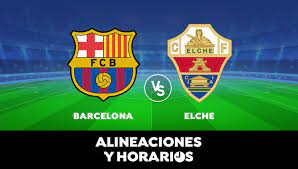 Jun 12, 2021 · por su parte el barcelona llegan a la final tras eliminar a joventut y lenovo tenerife en tres partidos en los dos cruces anteriores. Barcelona Elche Alineacion Oficial Del Barca Y Ver El Partido De Hoy De La Liga En Directo