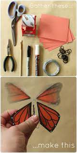 It takes a special trick or modified card. Diy Wind Up Paper Butterflies The Refab Diaries Diy Paper Butterfly Paper Butterflies Paper Crafts Diy